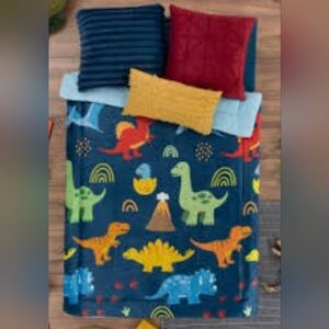 Dinosaur Bedding Set Borrega Premium 1.05x1.40m - Baby Blanket (Rex)
